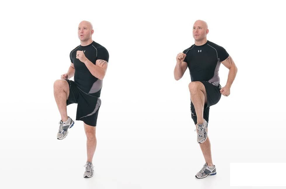 Run on the spot